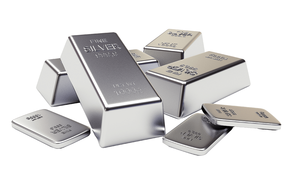 an illustration of Silver bars