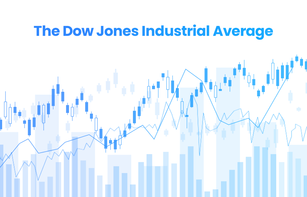 an illustration of the Dow Jones Industrial Average index.